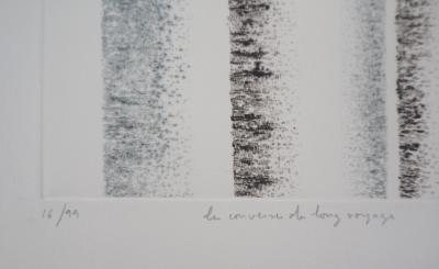 Jean SOLOMBRE - Les couverts du long voyage, 1981 - Gravure signée et numérotée 2