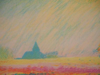 Claude MANOUKIAN - Normandie : Couleur d’été - Lithographie originale, Signée 2