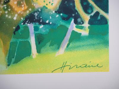 Camille HILAIRE - Printemps, les Pommiers en fleur - Lithographie originale, Signée 2