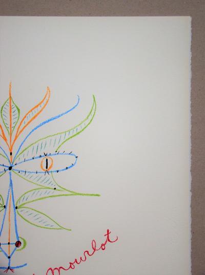 Jean COCTEAU - Hommage à Mourlot, 1955 - Lithographie originale 2