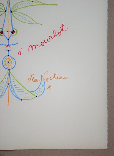 Jean COCTEAU - Hommage à Mourlot, 1955 - Lithographie originale 2