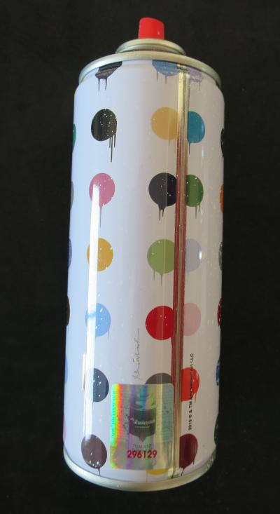 Mr.Brainwash - Can Spray Hirst Dots White, 2020 - Peinture sur bombe aérosol 2