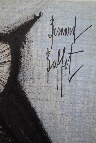 Bernard BUFFET - La petite chouette, 1967 - Lithographie originale signée 2