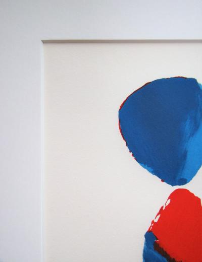 Nicolas DE STAËL (d’après) - Sans titre, 1952 - Pochoir aux couleurs de la gouache 2