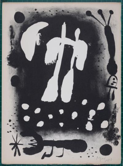 Joan MIRO - Je travaille comme un jardinier, 1953 - Lithographie signée au crayon 2