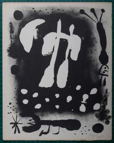 Joan MIRO - Je travaille comme un jardinier, 1953 - Lithographie signée au crayon 2