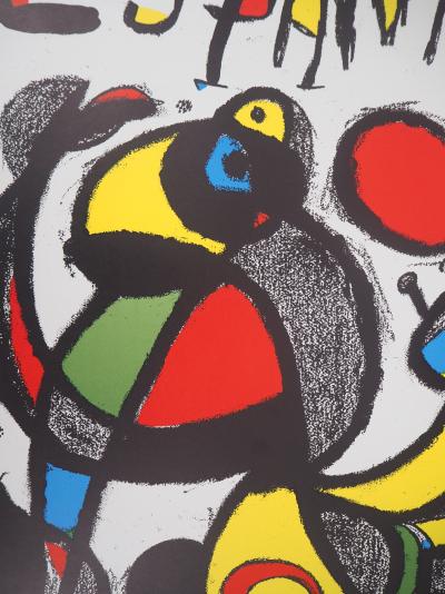Joan Miró: España, eine surrealistische Figur, 1982 – Signierte Lithographie 2