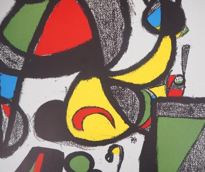 Joan Miró: España, eine surrealistische Figur, 1982 – Signierte Lithographie 2