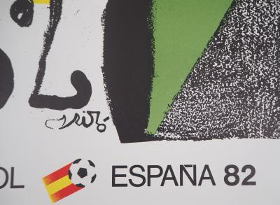 Joan Miró: España, eine surrealistische Figur, 1982 – Signierte Lithographie 2