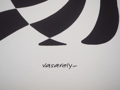 Victor VASARELY - Couple de zèbres, 1975 - Sérigraphie signée 2