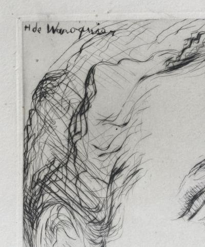 Henry de WAROQUIER - Portrait d’homme, vers 1945 - Gravure signée au crayon 2
