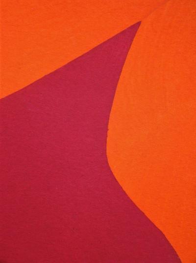 Jean ARP (d’après) - Composition abstrait, 1952 - Pochoir à la gouache 2