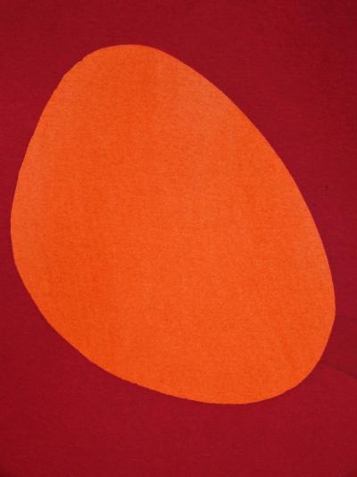 Jean ARP (d’après) - Composition abstrait, 1952 - Pochoir à la gouache 2