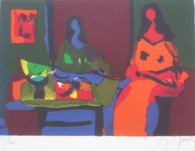 Marcel MOULY - Carte de voeux - Lithographie signée et numérotée 2