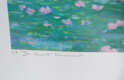 Claude MANOUKIAN - Le Parc de Bagatelle  - Lithographie signée et dédicacée 2