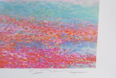 Claude MANOUKIAN - Les cumulus - Lithographie signée et dédicacée 2