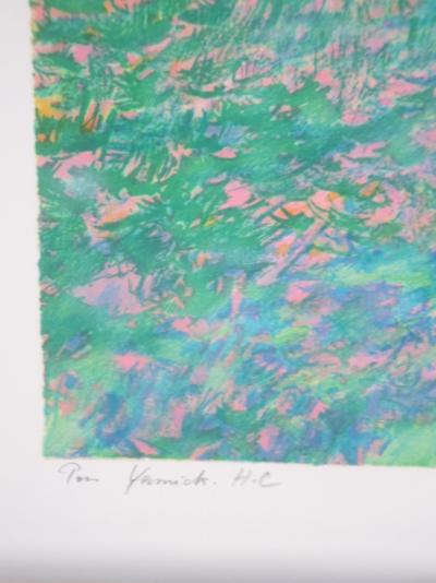 Claude MANOUKIAN - Le couple à la ferme - Lithographie signée et dédicacée 2
