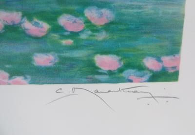 Claude MANOUKIAN - Le Parc de Bagatelle  - Lithographie signée et dédicacée 2