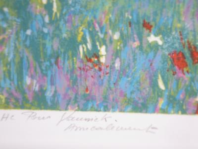 Claude MANOUKIAN - Printemps à Saint-Aubin - Lithographie signée et dédicacée 2