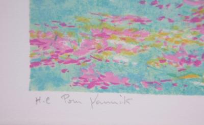 Claude MANOUKIAN - Sous les pommiers - Lithographie signée et dédicacée 2