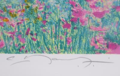 Claude MANOUKIAN - Promenade champêtre - Lithographie signée et dédicacée 2