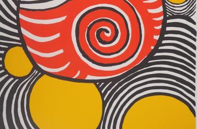 Alexander CALDER (d’après) - Planètes rayonnantes, 1979 - Lithographie signée 2