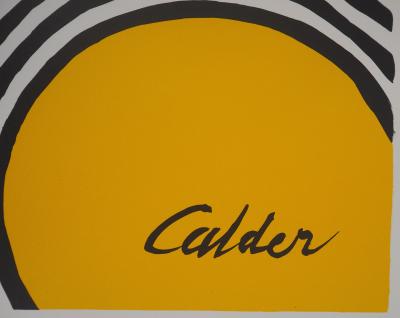 Alexander CALDER (d’après) - Planètes rayonnantes, 1979 - Lithographie signée 2
