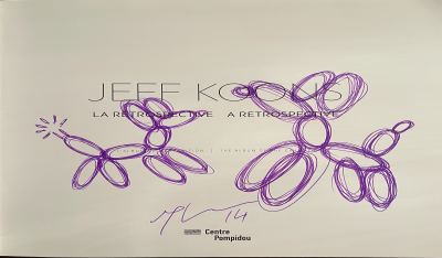 Jeff Koons - Balloon Dog, 2014 - Dédicace 2
