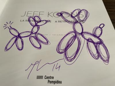 Jeff Koons - Balloon Dog, 2014 - Dédicace 2