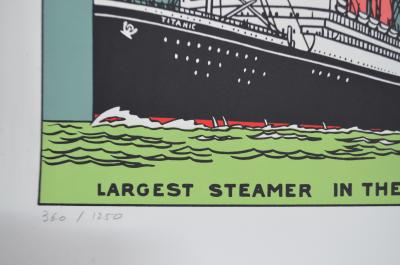 FLOC’H & RIVIERE - Albany et Sturgess T3, 1984  - A la recherche de Sir Malcolm + Lithographie 2