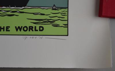 FLOC’H & RIVIERE - Albany et Sturgess T3, 1984  - A la recherche de Sir Malcolm + Lithographie 2