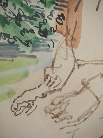 Raoul DUFY (d’après) - Petite fille à cheval - Lithographie signée 2