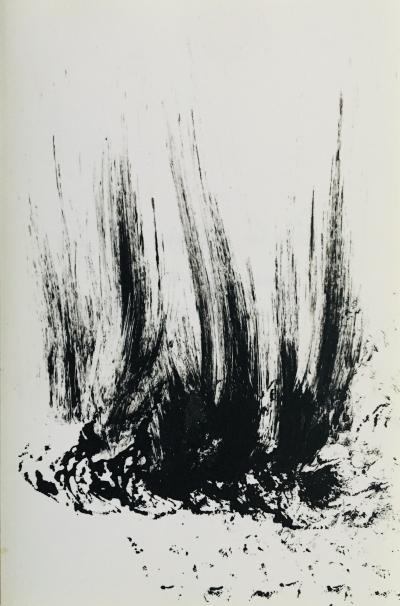 Philippe COGNEE - Broussailles, 2016 - Dessin signé 2