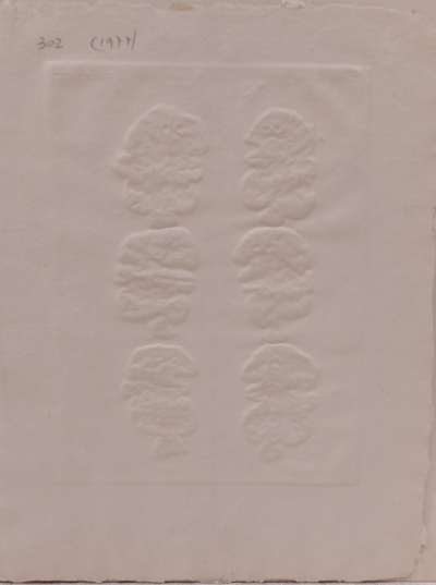James COIGNARD - Six occupants, 1977- Gravure originale signée au crayon et numérotée 2