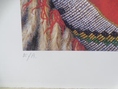 Antoine TZAPOFF - Chef indien, 2004 - Impression numérique signée au crayon 2