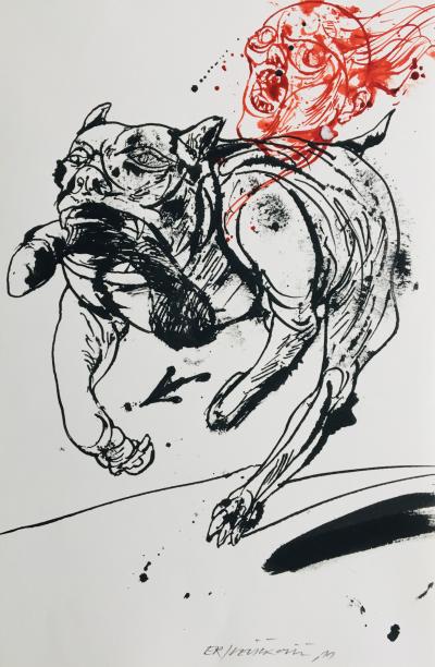 Vladimir VELICKOVIC - Sans-titre, 2011 - Dessin signé 2
