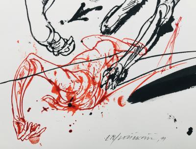 Vladimir VELICKOVIC - Sans-titre, 2011 - Dessin signé 2