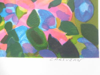 Jean-Claude CARSUZAN - Le Green - Lithographie signée au crayon 2