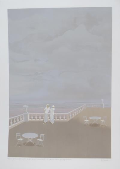 Annie RETIVAT - Les balustres - Lithographie signée et dédicacée 2