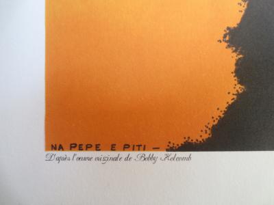 Bobby HOLCOMB - Na pepe e ptit - Lithographie signée dans la planche 2