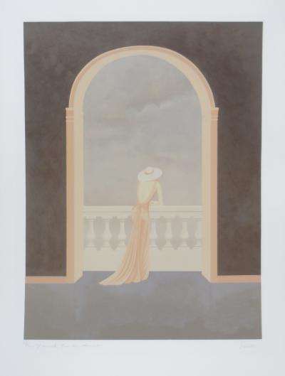 Annie RETIVAT - L’attente - Lithographie signée et dédicacée 2