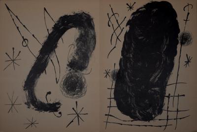 Joan MIRO - Derrière le Miroir n ° 151-152: Cartons, 1965 - Revue d’art 2