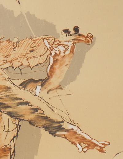 Claude WEISBUCH: Violoniste solo - Lithographie originale signée au crayon 2