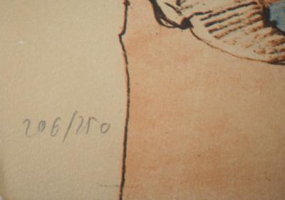 Claude WEISBUCH: Violoniste solo - Lithographie originale signée au crayon 2