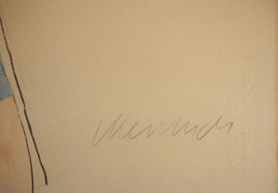 Claude WEISBUCH: Violoniste solo - Lithographie originale signée au crayon 2