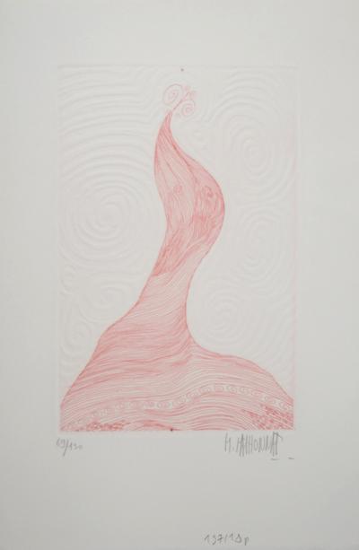 Michel MATHONNAT: Hypnose - Gravure originale signée au crayon 2