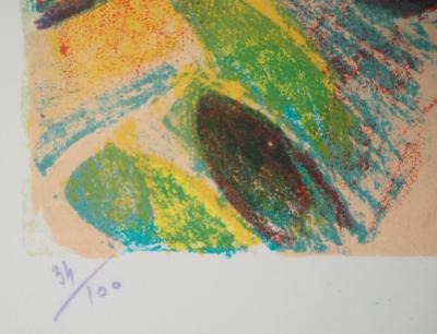 Roger MONTANE: Chats siamois - Lithographie originale signée au crayon 2