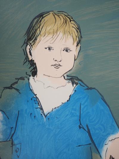 Pablo PICASSO (d’après) - Enfant et agneau, 1996 - Lithographie en couleurs 2