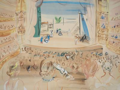 Raoul DUFY : L’opéra de Monte Carlo, Lithographie Signée 2