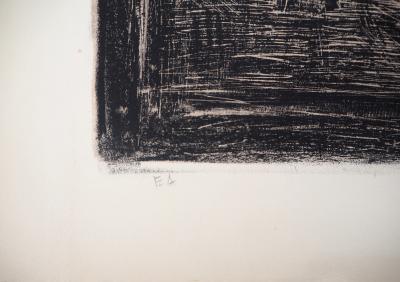 André COTTAVOZ : Le hammam  - Lithographie Originale Signée et Numérotée 2